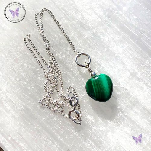 Malachite Heart Pendant